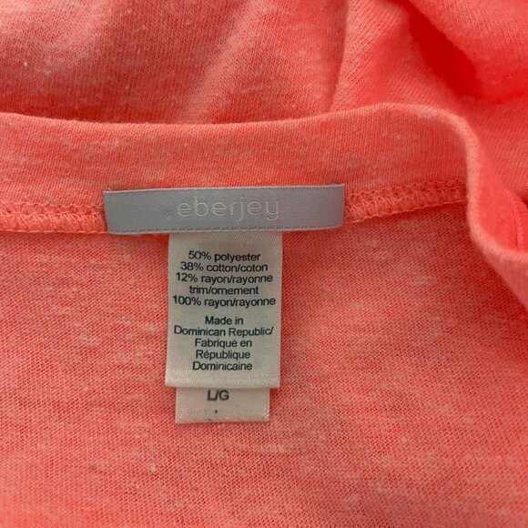 Eberjey Large  Long Sleeve Shirt Front Cinche Tie - Picture 4 of 5